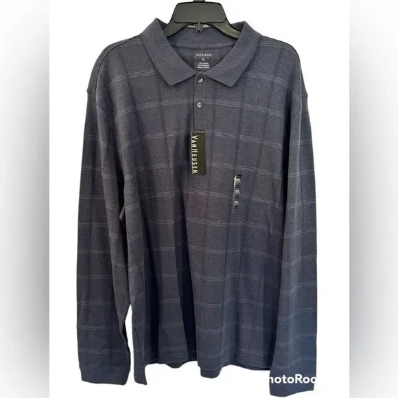 Van Heusen Jasper WindowPane Longsleeve NWT - Picture 1 of 5